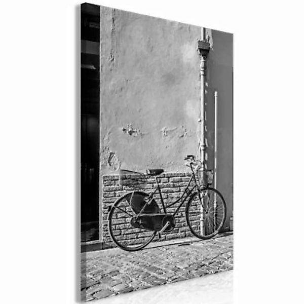 artgeist Wandbild Old Italian Bicycle (1 Part) Vertical schwarz/weiß Gr. 40 günstig online kaufen