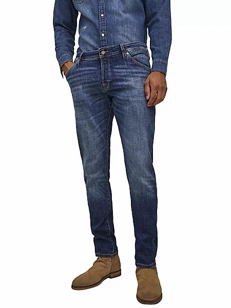 Jack & Jones Herren Jeans JJIGLENN JJFOX GE 348 - Slim Fit - Blau - Blue De günstig online kaufen