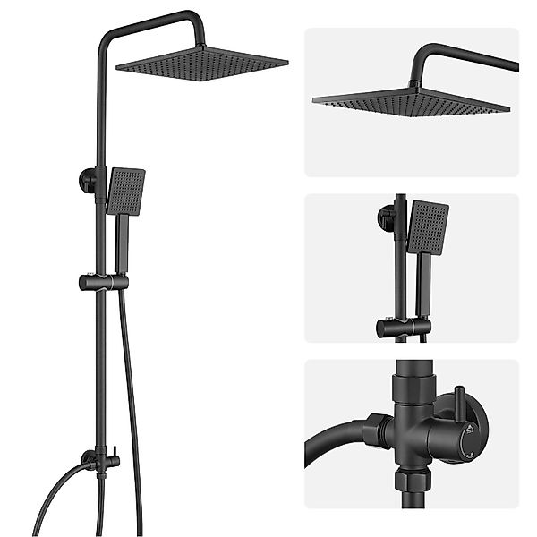 DERW MAX Duschsystem mit Handbrause Flexible günstig online kaufen