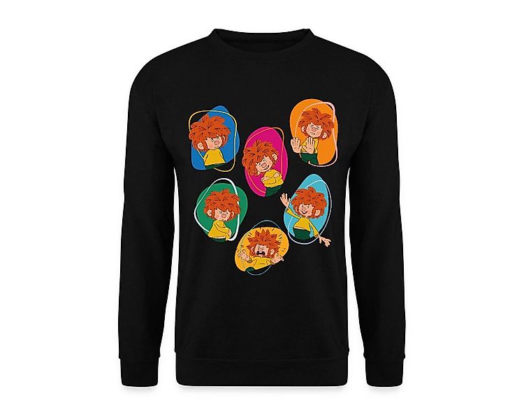 Spreadshirt Sweatshirt Pumuckl Zeigt Verschiedene Emotionen Unisex Pullover günstig online kaufen