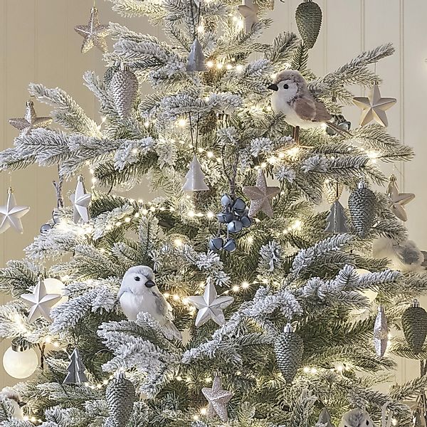 Lights4fun LED-Lichterkette 20m Bicolor Micro LED Lichterkette Weihnachtsba günstig online kaufen