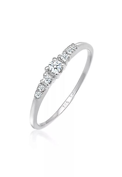 Elli DIAMONDS Verlobungsring "Verlobung Diamanten (0.14 ct) 585 Gold" günstig online kaufen