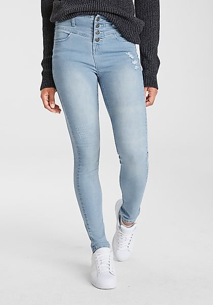 Arizona Skinny-fit-Jeans Ultra Stretch hohe Leibhöhe, günstig online kaufen