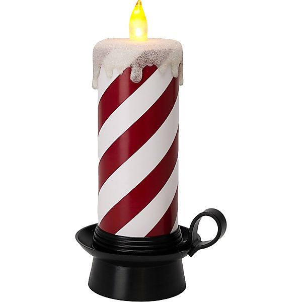 LED Candy Kerze 150 mm x 125 mm x 295 mm Papier/Plastik warmweiß flackernd günstig online kaufen