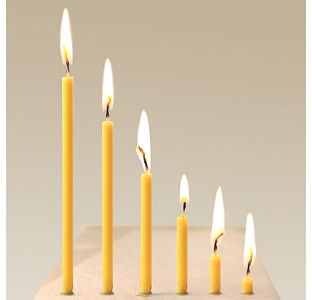 NKlaus Spitzkerze Altarkerzen Ritualkerzen mit Wachs Ruß Tropffrei L günstig online kaufen