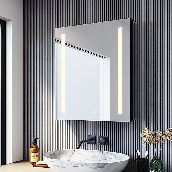 SONNI Spiegelschrank Spiegelschrank Badezimmer mit Beleuchtung günstig online kaufen