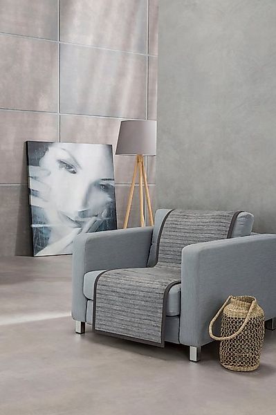 IBENA Sesselschoner Fano, B x H: 50 x 200 cm, mit modernen Streifen günstig online kaufen