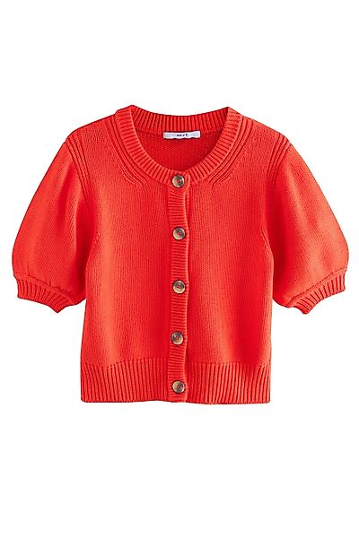 Next Strickjacke Kurzärmelige Strickjacke mit Knopfverschluss günstig online kaufen