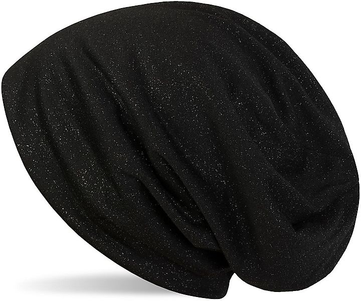 styleBREAKER Beanie Beanie mit All Over Glitzer (1-St) günstig online kaufen