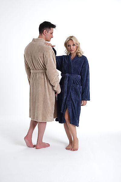 my home Unisex-Bademantel Lillou Kimono, ideal günstig online kaufen