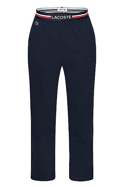 Lacoste Pyjamahose Loungehose long Pant (1-tlg) mit Trikolor-Look Webgummib günstig online kaufen