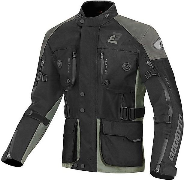 Bogotto Motorradjacke Explorer-Z wasserdichte Motorrad Leder- / Textiljacke günstig online kaufen