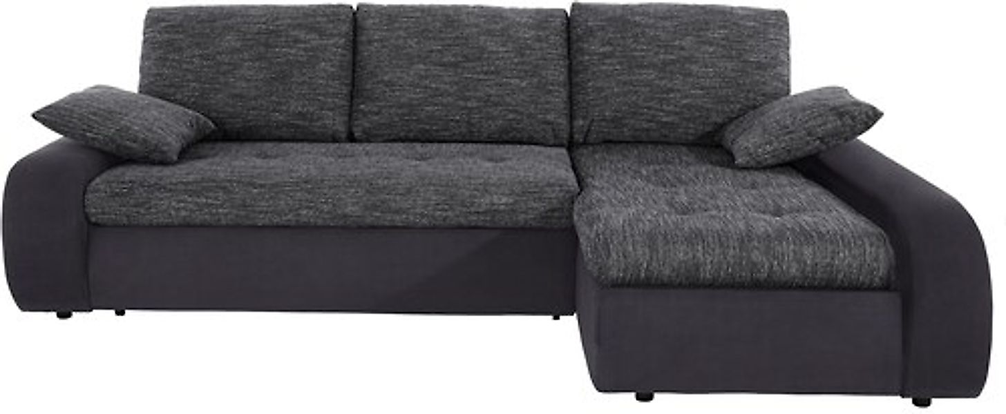 TRENDMANUFAKTUR Ecksofa »Indie, modern und bequem, Materialmix, L-Form«, wa günstig online kaufen