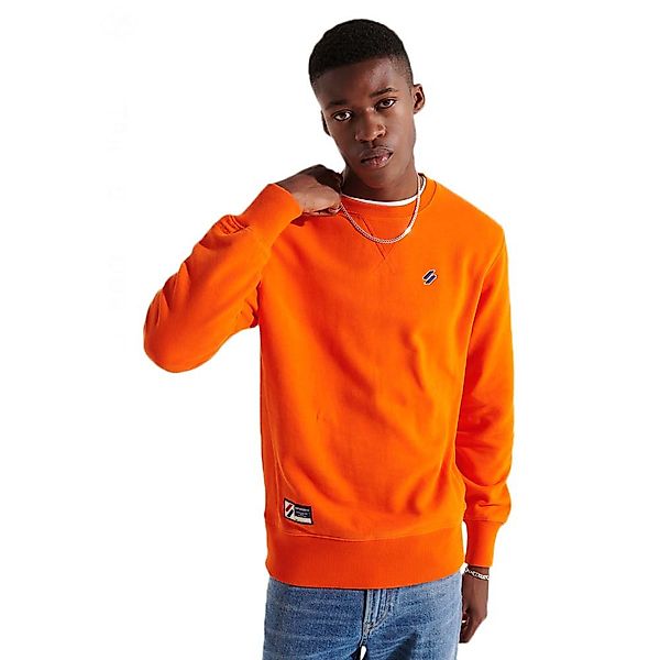 Superdry Code Essential Crew Pullover XL Denver Orange günstig online kaufen