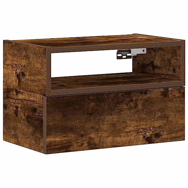 vidaXL Nachttisch Wand-Nachttisch Räuchereiche 45x26x28,5 cm günstig online kaufen