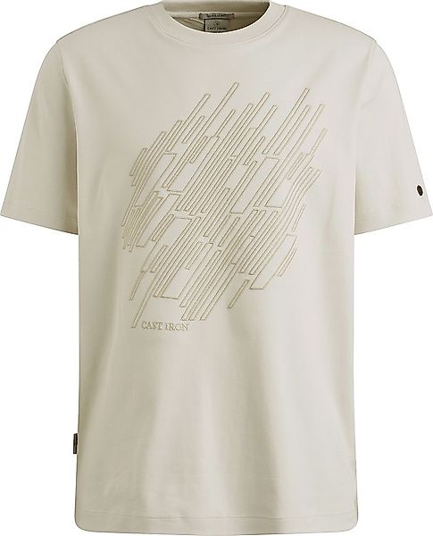 Cast Iron T-shirt Druck Ecru - Größe XL günstig online kaufen