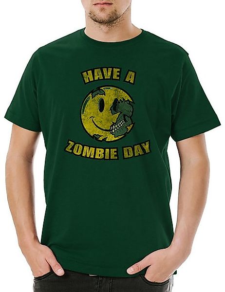 Urban Backwoods Print-Shirt Have A Zombie Day Herren T-Shirt House Haus Tho günstig online kaufen