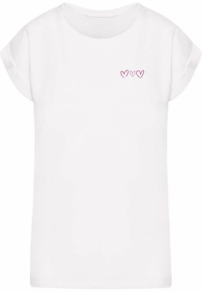 Miss Tee T-Shirt "Miss Tee Always Trust Your Heart Ladies Extended Shoulder günstig online kaufen
