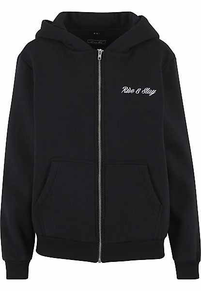 Miss Tee Sweatjacke "Miss Tee Rise & Slay Ladies Fluffy Zip Hoody" günstig online kaufen