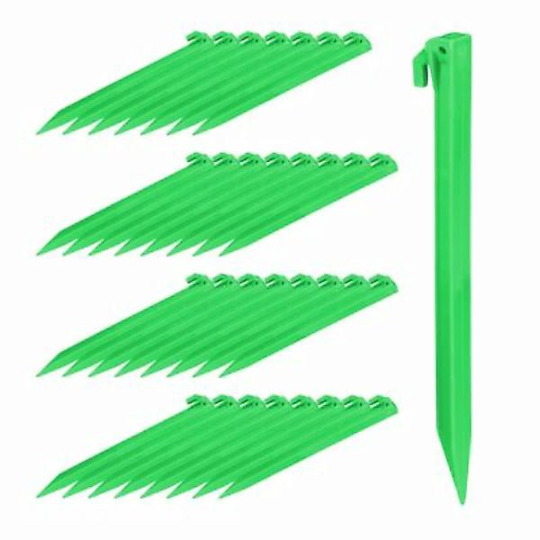 relaxdays 32 x Kunststoff Heringe grün günstig online kaufen