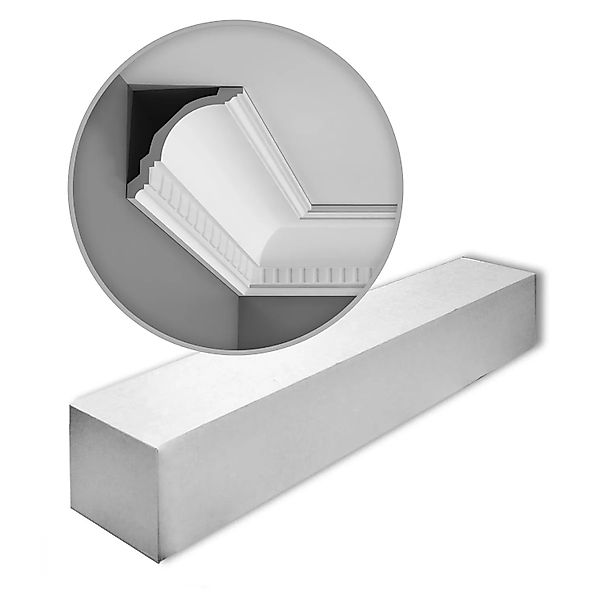 ORAC DECOR CX107 AXXENT Zierleisten 1 Karton Set 13 Stuckleisten 26 m Weiß günstig online kaufen