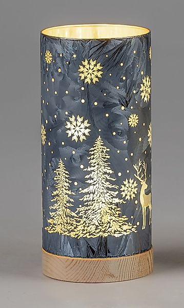 formano LED Dekolicht Hirsch Wald winterblau günstig online kaufen