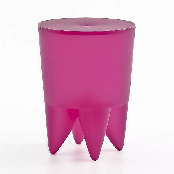 XO-Design - Bubu Ier Hocker - bubble gum/halbtransparent/H 43cm/Ø 32,5cm günstig online kaufen