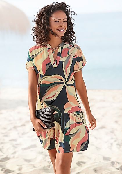 s.Oliver Blusenkleid mit Volant am Rock, günstig online kaufen