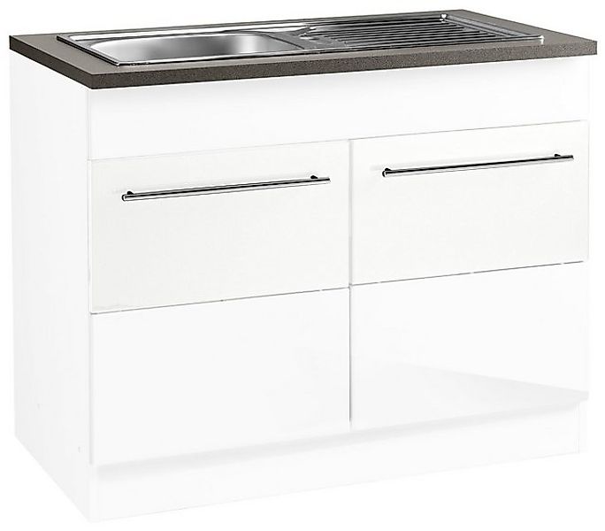 HELD MÖBEL Spülenschrank "Trient", 100 cm breit, inkl. Einbauspüle günstig online kaufen