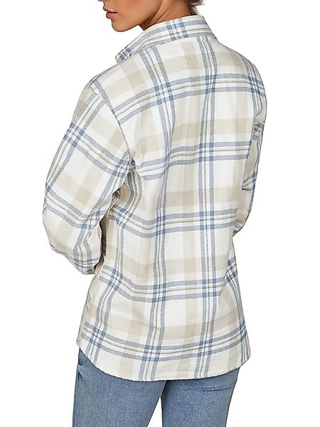 DENIMFY Hemdbluse Damen Karobluse DFIsabella Regular günstig online kaufen