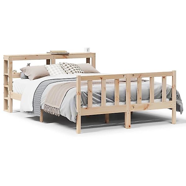 vidaXL Massivholzbett ohne Matratze 120x190 cm Kiefernholz 3305749 günstig online kaufen