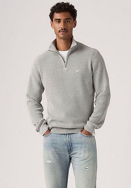 Levi's® Strickpullover HM QUARTER ZIP SWEATER mit Zipper und Struktur günstig online kaufen