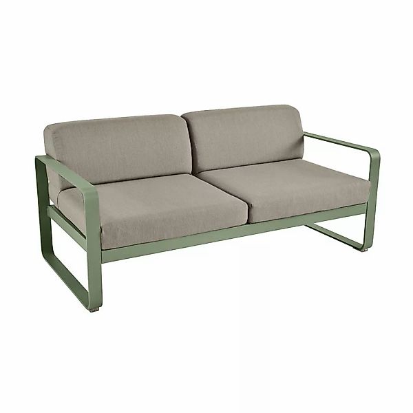 Bellevie Lounge-Sofa 2-Sitzer 82 Kaktus B8 Taupegrau günstig online kaufen