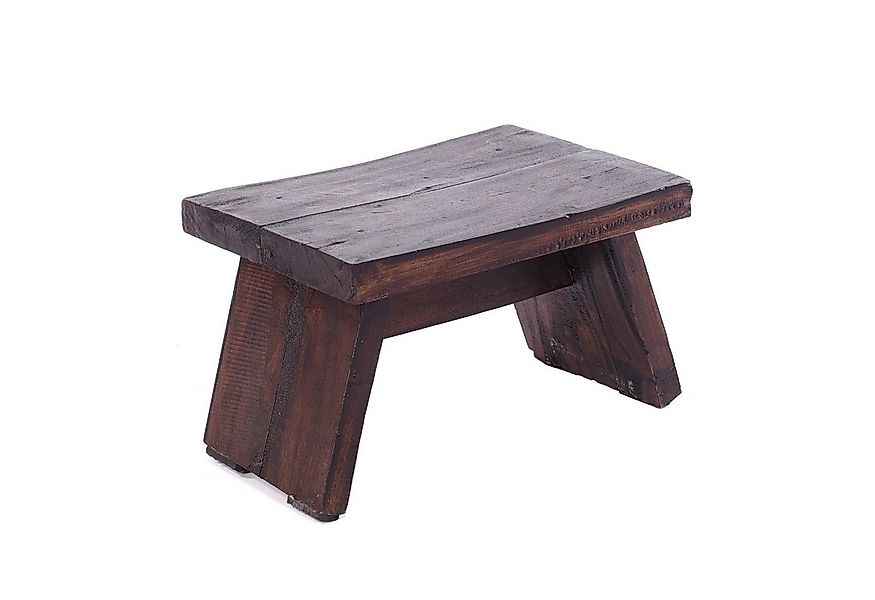 DESIGN DELIGHTS Hocker NOSTALGISCHER FUßHOCKER "SCHEMEL", Altholz massiv, H günstig online kaufen