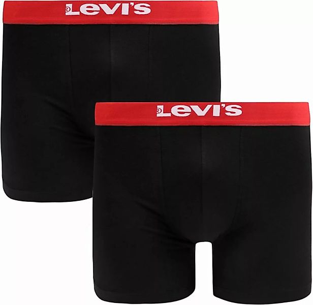 Levi's Brief Boxershorts 2-Pack Schwarz  - Größe M günstig online kaufen
