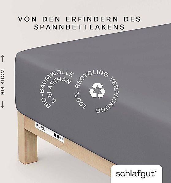 Schlafgut Spannbettlaken PURE BOXSPRING in Gr. günstig online kaufen