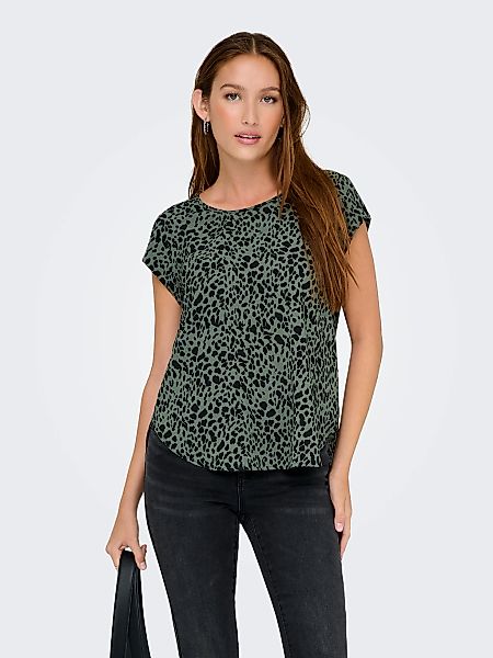 ONLY Shirtbluse "ONLVIC S/S AOP TOP NOOS PTM", mit Allover Druck günstig online kaufen