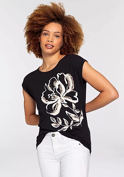 Boysens Print-Shirt, mit großem Floraldruck - - NEUE KOLLEKTION günstig online kaufen