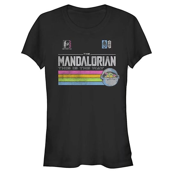 Star Wars - The Mandalorian - The Child Child Stripes - Frauen T-Shirt günstig online kaufen