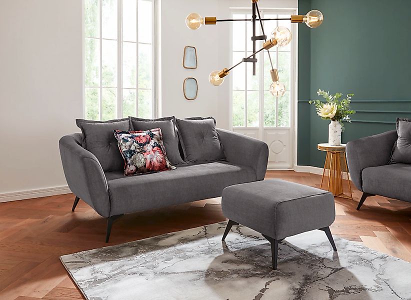 INOSIGN 2,5-Sitzer "Baggio modern romantisches Design, Breite 196cm, Komfor günstig online kaufen