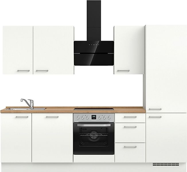 nobilia® Küchenzeile »"Laser II", Ausrichtung wählbar, Breite 270 cm« vormo günstig online kaufen