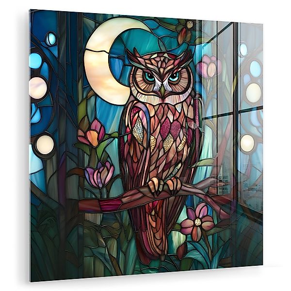MuchoWow Acrylglasbild Eule - Mosaik - günstig online kaufen