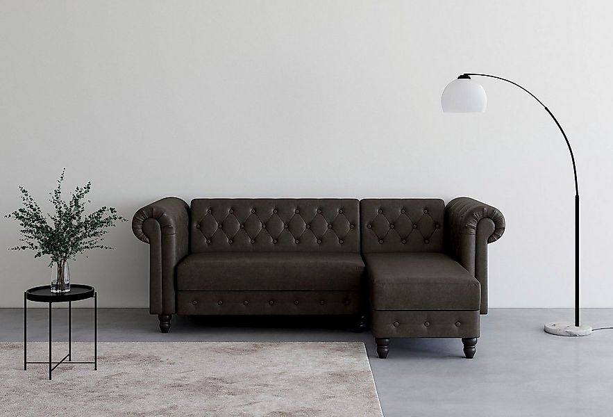 Dorel Home Ecksofa Felix, L-Form, 241 cm (Liegefl.108x195 cm), Recamiere ta günstig online kaufen