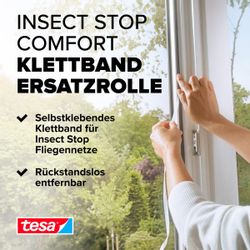 tesa Insektenschutz-Fensterrahmen Insect Stop COMFORT selbstklebendes günstig online kaufen