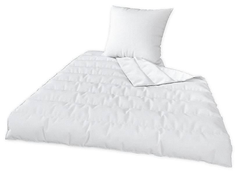 Matratzen Perfekt Kunstfaserbettdecke Microfaser Bettdecke + Kopfkissen GAN günstig online kaufen