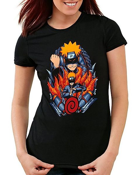 style3 T-Shirt Nine Tailed Fighter kakashi sasuke shikamaru naruto anime ma günstig online kaufen