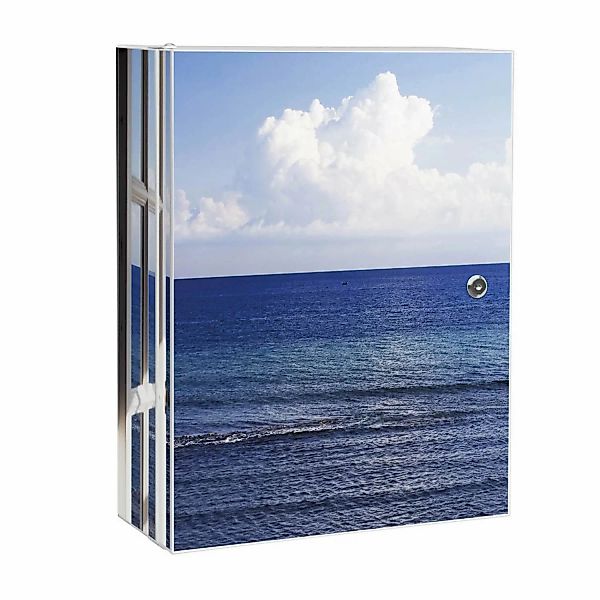 Banjado XXL Medizinschrank Abschliessbar 35x46x15cm Arzneischrank Weiß Aus günstig online kaufen