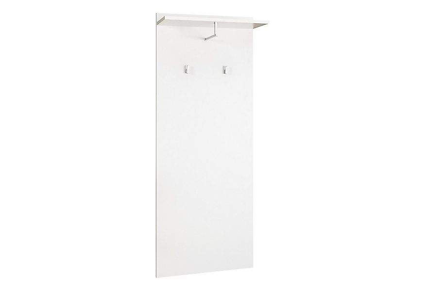 riess-ambiente Wandgarderobe JUSTUS 140 cm weiß – modern, Regalboden, Haken günstig online kaufen
