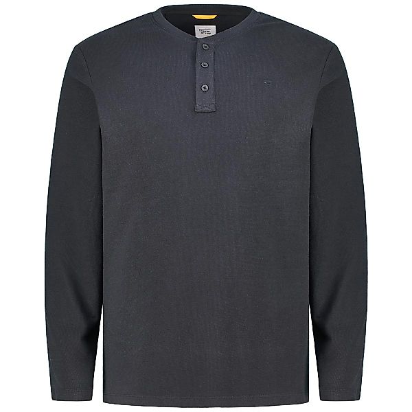 camel active Longsleeve mit Serafinokragen Farbe anthrazit Größe: 3XL günstig online kaufen
