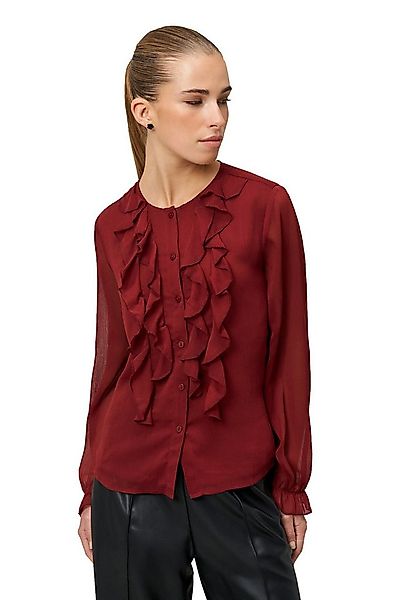 Zero Chiffonbluse Damen mit Volants günstig online kaufen